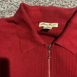 Vintage zip up sweater